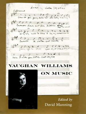 cover image of Vaughan Williams on Music